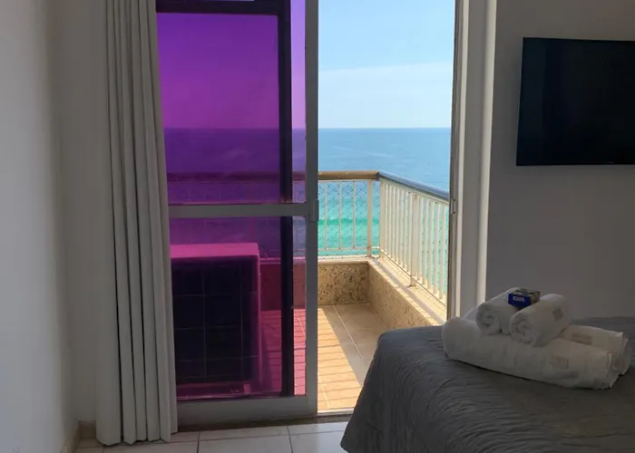 Apart Hotel Em Frente A Praia Da Barra Da Tijuca, Vista Total Para O Mar