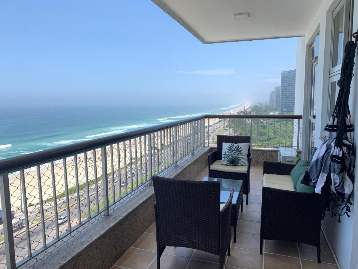 Em Frente A Da Barra Da Tijuca, Vista Total O Mar 公寓