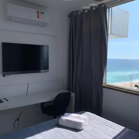 Apart Hotel Em Frente A Praia Da Barra Da Tijuca, Vista Total Para O Mar 里约热内卢 Exterior photo