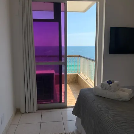 Apart Hotel Em Frente A Praia Da Barra Da Tijuca, Vista Total Para O Mar 里约热内卢 Exterior photo